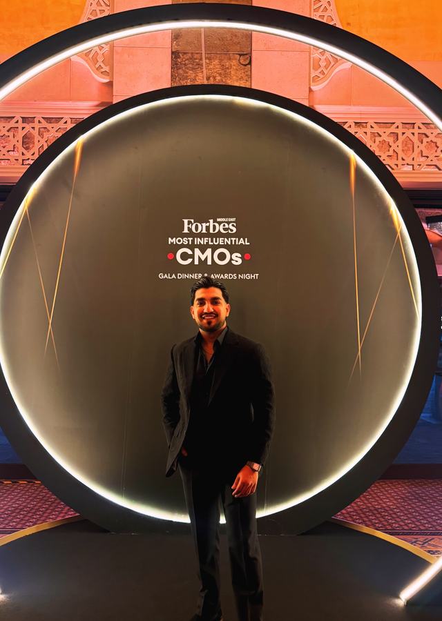 Sultan Bhatti at the Forbes Middle East Most Influential CMOs Gala