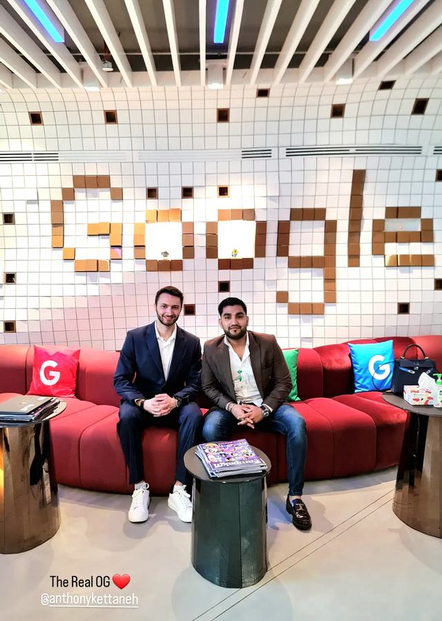 Sultan Bhatti at the Google office